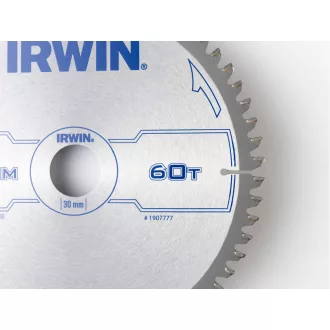   Pânză de ferăstrău IRWIN pentru aluminiu 216 x 30 mm / 60T