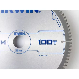   Pânză de ferăstrău IRWIN pentru aluminiu 250 x 30 mm / 100T