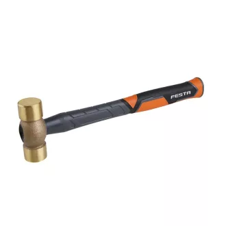 FESTA Ciocan din alama 500 g maner fibra de sticla 30 mm