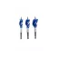 IRWIN Set de găurit lemn din 3 piese 100 mm Blue Groove 6x