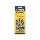 IRWIN Set de găurit lemn din 3 piese 100 mm Blue Groove 6x