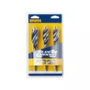 IRWIN Set de găurit lemn din 3 piese 100 mm Blue Groove 6x