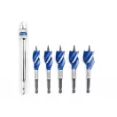 IRWIN Set burghiu lemn 5 piese Blue Groove 6x