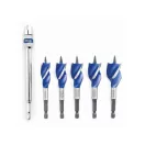IRWIN Set burghiu lemn 5 piese Blue Groove 6x