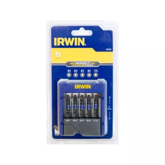   Set vârfuri IRWIN Impact Pro Bit 5 părți 100 mm (2 x PZ2 + 2 x PH2 + TX20)