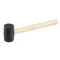 Cioc din cauciuc 400 g maner lemn 55 mm