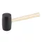 Ciocan cauciuc 800 g maner lemn 65 mm