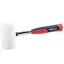 FESTA Ciocan cauciuc 950 g mâner metalic 65 mm
