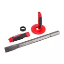 FESTA Dalta de perete plat 300/25 mm cu protectie de mana CrV