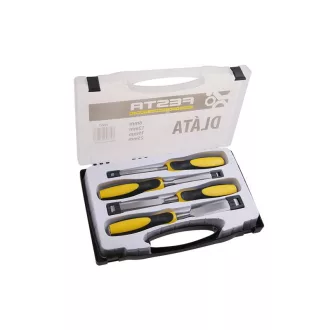   Set dălți pentru lemn FESTA cu mâner din plastic din 4 părți (6, 12, 19, 25 mm)