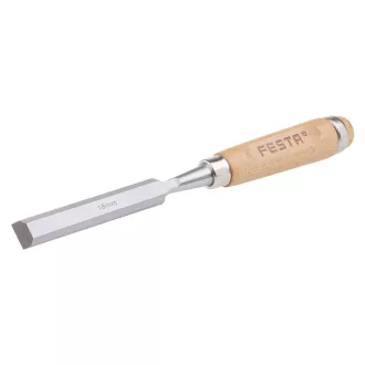 FESTA Dalta pentru lemn 18 x 280 mm cu maner din lemn CrV