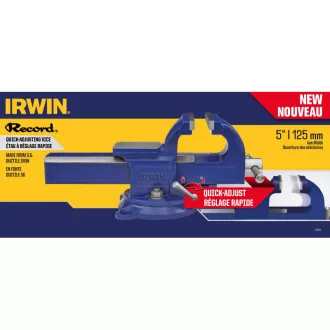 IRWIN Record Vise 125 mm reglabil rapid
