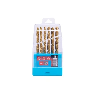 Set de burghie cu șuruburi 19 părți 1,0-10,0 mm HSS