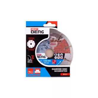   DIAMANT Disc de tăiere cu diamant 115 x 1,8 x 7,0 x 22,2 mm segmentat