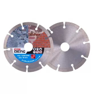   DIAMANT Disc de tăiere cu diamant 125 x 2,0 x 7,0 x 22,2 mm segmentat