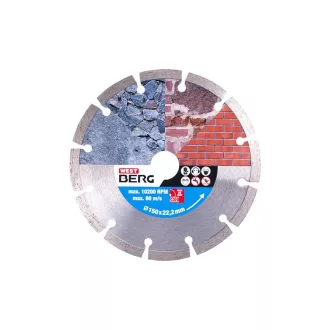  DIAMANT Disc de tăiere cu diamant 150 x 2,2 x 7,0 x 22,2 mm segmentat
