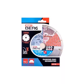   DIAMANT Disc de tăiere cu diamant 150 x 2,2 x 7,0 x 22,2 mm segmentat