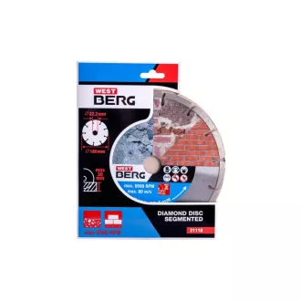   DIAMANT Disc de tăiere cu diamant 180 x 2,3 x 7,0 x 22,2 mm segmentat