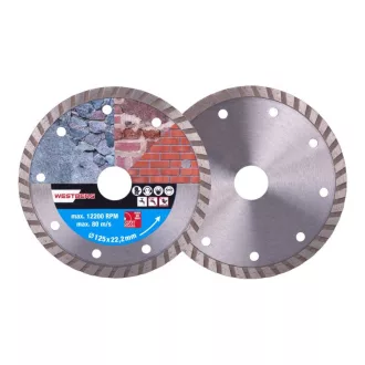   DIAMANT Disc de tăiere cu diamant 125 x 2,0 x 7,0 x 22,2 mm turbo