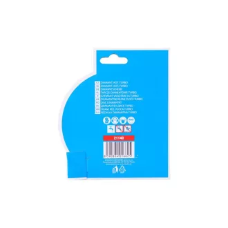   DIAMANT Disc de tăiere cu diamant 125 x 2,0 x 7,0 x 22,2 mm turbo
