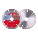 Disc de tăiere cu diamant FESTA dublu 125 x 6,0 x 22,2 mm segmentat