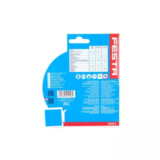   Disc de tăiere cu diamant FESTA 115 x 2,0 x 22,2 mm continuu