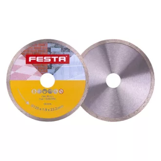   Disc de tăiere cu diamant FESTA 125 x 2,0 x 22,2 mm continuu