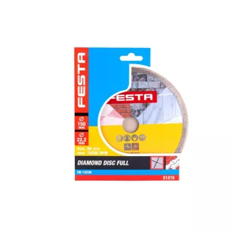   Disc de tăiere cu diamant FESTA 150 x 2,6 x 22,2 mm continuu