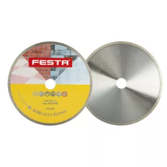   Disc de tăiere cu diamant FESTA 180 x 2,4 x 22,2 mm continuu