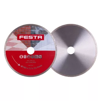   Disc de tăiere cu diamant FESTA 180 x 2,4 x 25,4 mm continuu