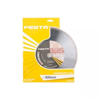  Disc de tăiere cu diamant FESTA 300 x 3,5 x 25,4 mm continuu
