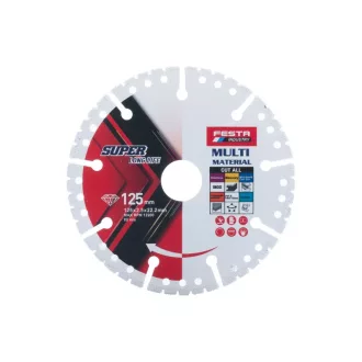   Disc de tăiat diamant universal FESTA 125 x 1,8 x 22,2 mm segmentat