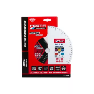 Disc de tăiat diamant universal FESTA 230 x 2,0 x 22 mm