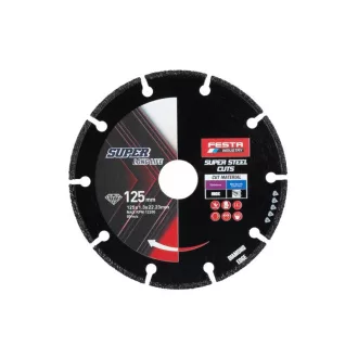   Disc de tăiere cu diamant FESTA 125 x 1,3 x 22,5 mm segmentat