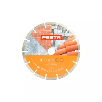   Disc de tăiere cu diamant FESTA 180 x 2,4 x 22,2 mm segmentat