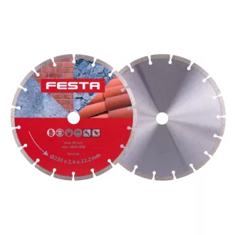   Disc de tăiere cu diamant FESTA 230 x 2,6 x 22,0 mm segmentat