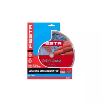   Disc de tăiere cu diamant FESTA 230 x 2,6 x 22,0 mm segmentat