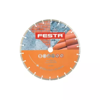   Disc de tăiere cu diamant FESTA 300 x 3,5 x 25,4 mm segmentat
