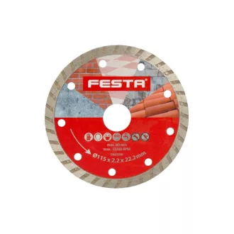 Disc de tăiere cu diamant FESTA 115 x 2,2 x 22,2 mm turbo