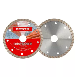 Disc de tăiere cu diamant FESTA 125 x 2,4 x 22,2 mm turbo