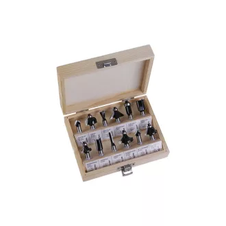 Set de frezat superior 12 piese 8 mm