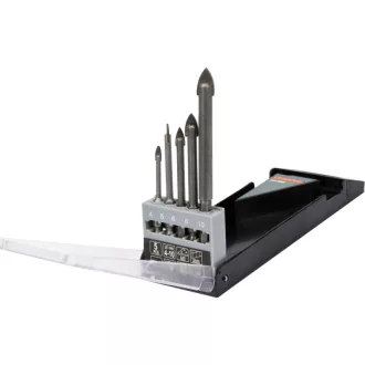   STHOR Set burghie pentru sticla si faianta 5 buc (4, 5, 6, 8, 10 mm)