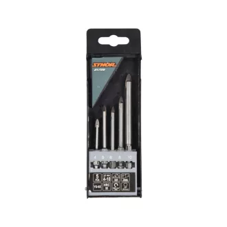   STHOR Set burghie pentru sticla si faianta 5 buc (4, 5, 6, 8, 10 mm)