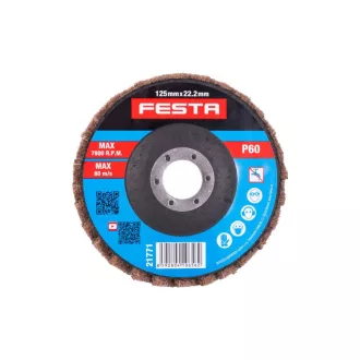 FESTA Disc lamelar de șlefuit cu filc 125 mm P60