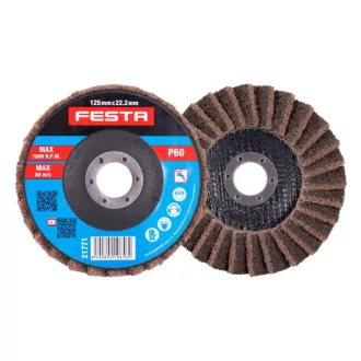 FESTA Disc lamelar de șlefuit cu filc 125 mm P60