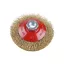 FESTA Perie rotunda inclinata M14 100 x 20 mm strat de alama