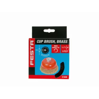 Perie pentru oale FESTA 100 mm x M14 cupru