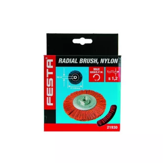FESTA Perie rotunda M14 125 mm nailon