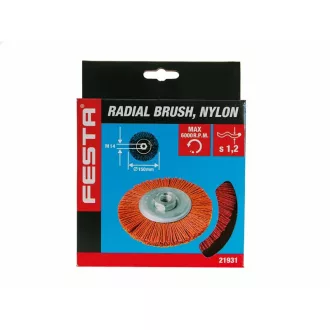 FESTA Perie rotunda M14 150 mm nailon