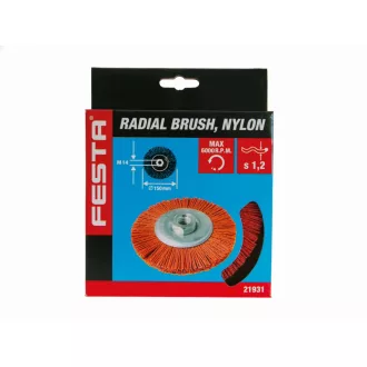 FESTA Perie rotunda M14 150 mm nailon